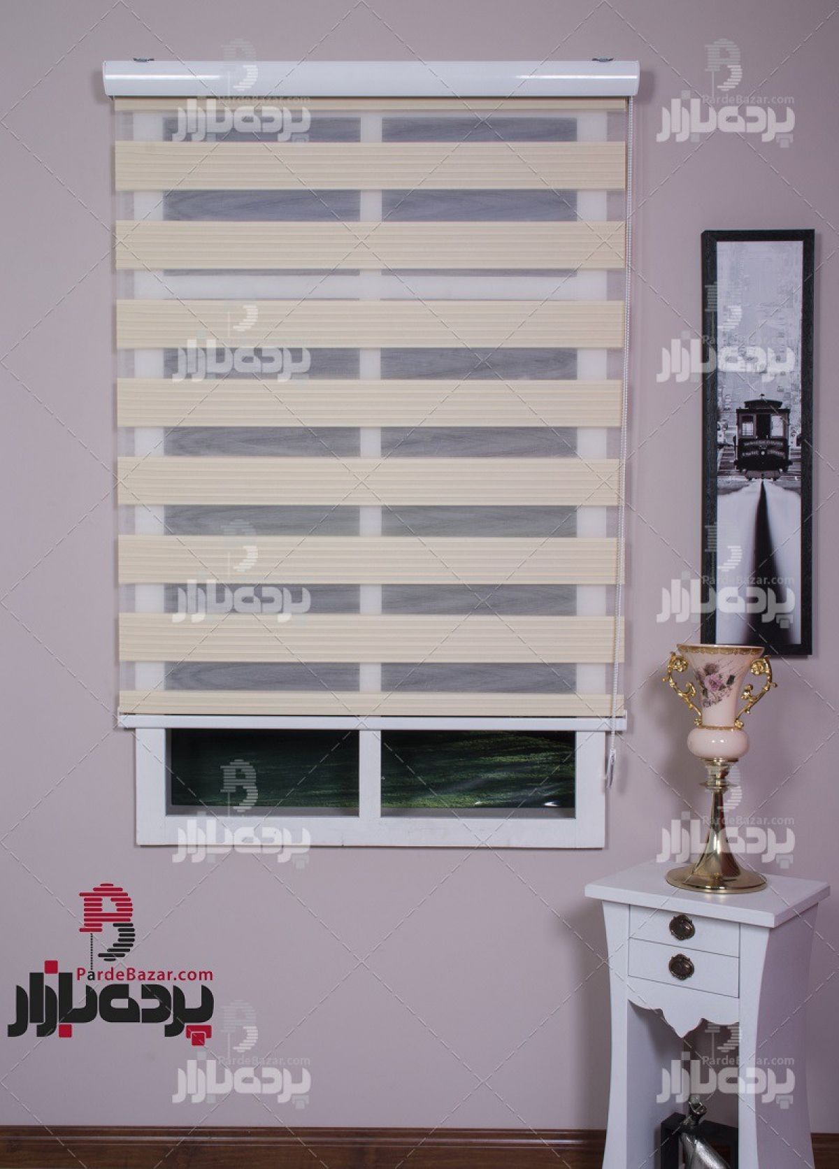 پرده زبرا تک سایز PLS-01