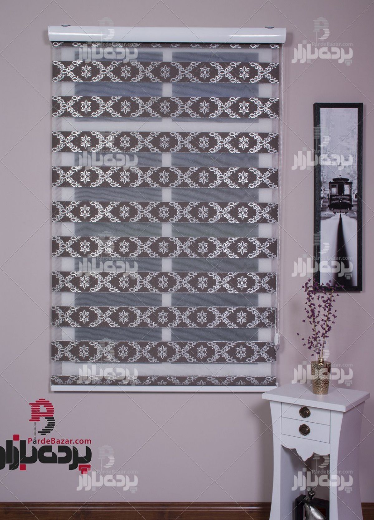 پرده زبرا تک سایز VENIZ-04
