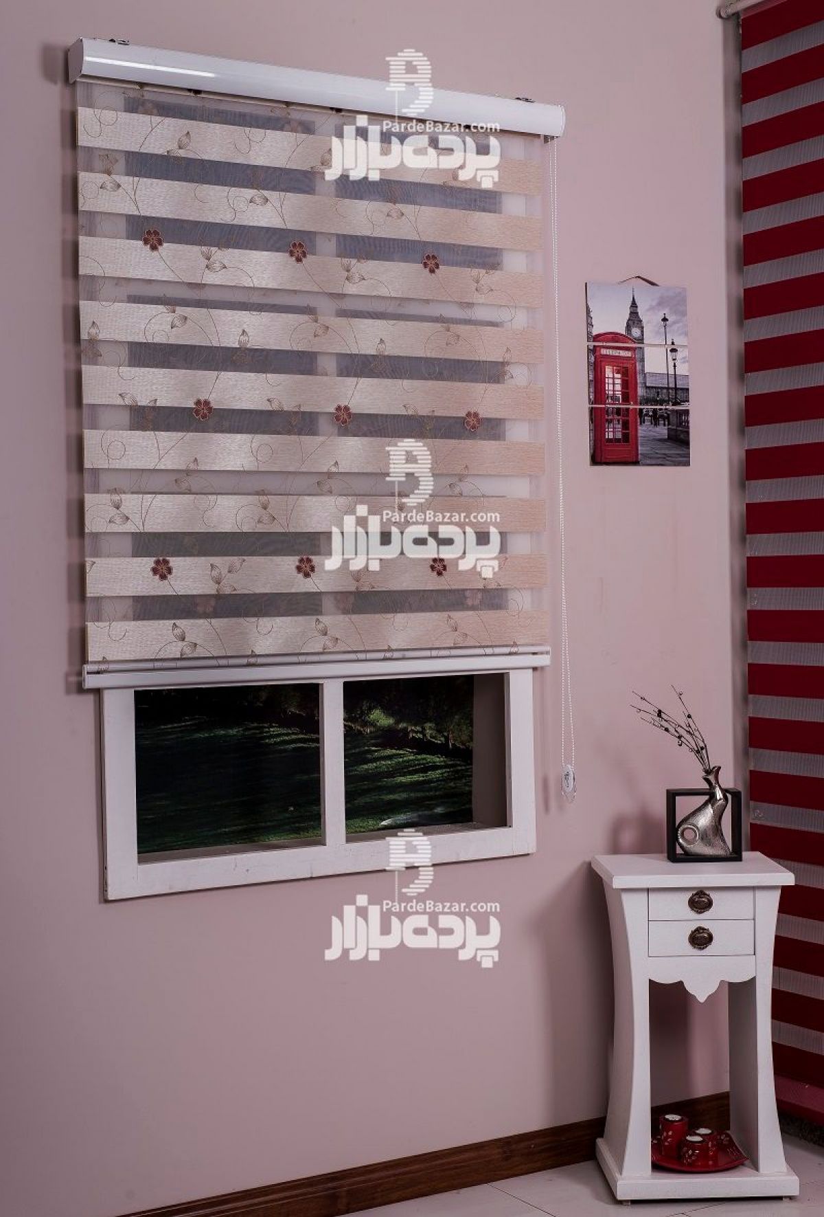 پرده زبرا تک سایز IPK 8495Z-V01