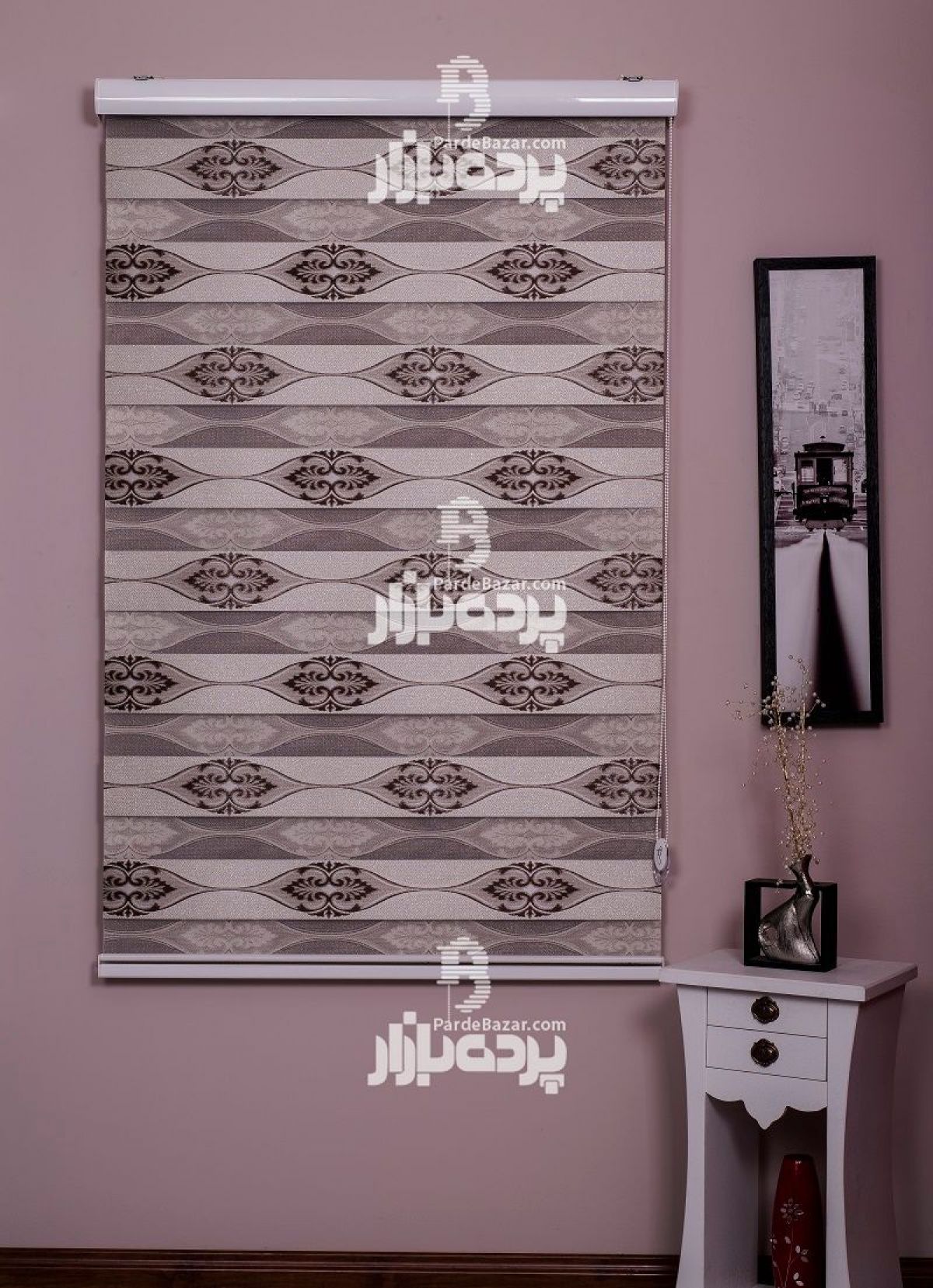 پرده زبرا تک سایز BOISE V-05