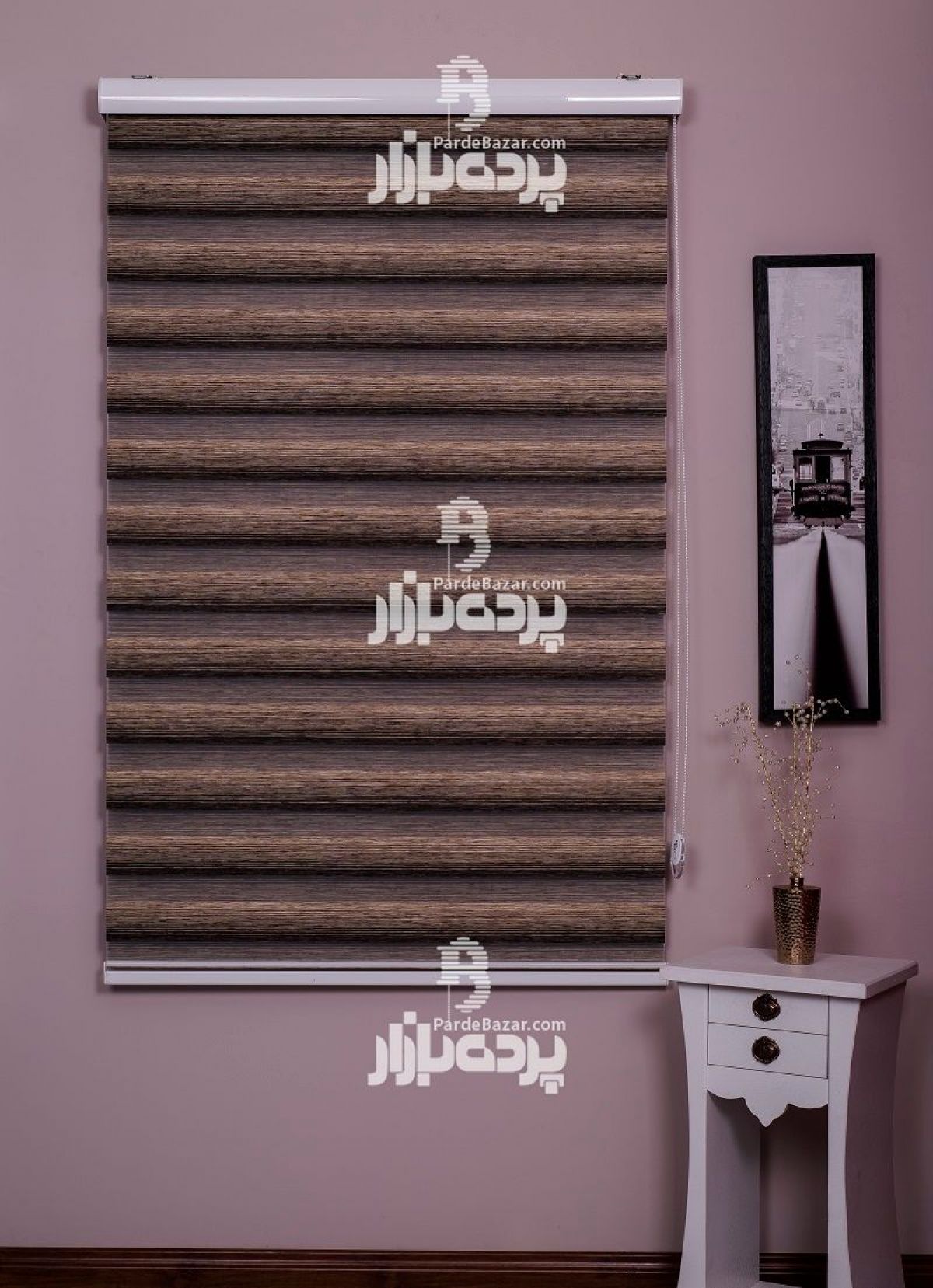 پرده زبرا تک سایز BRISTOL V-10