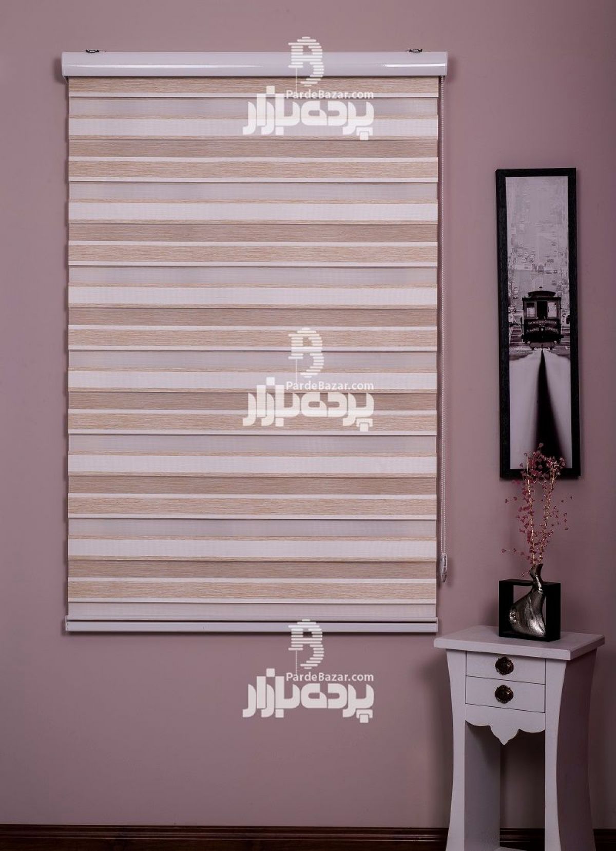 پرده زبرا تک سایز ALP V-02
