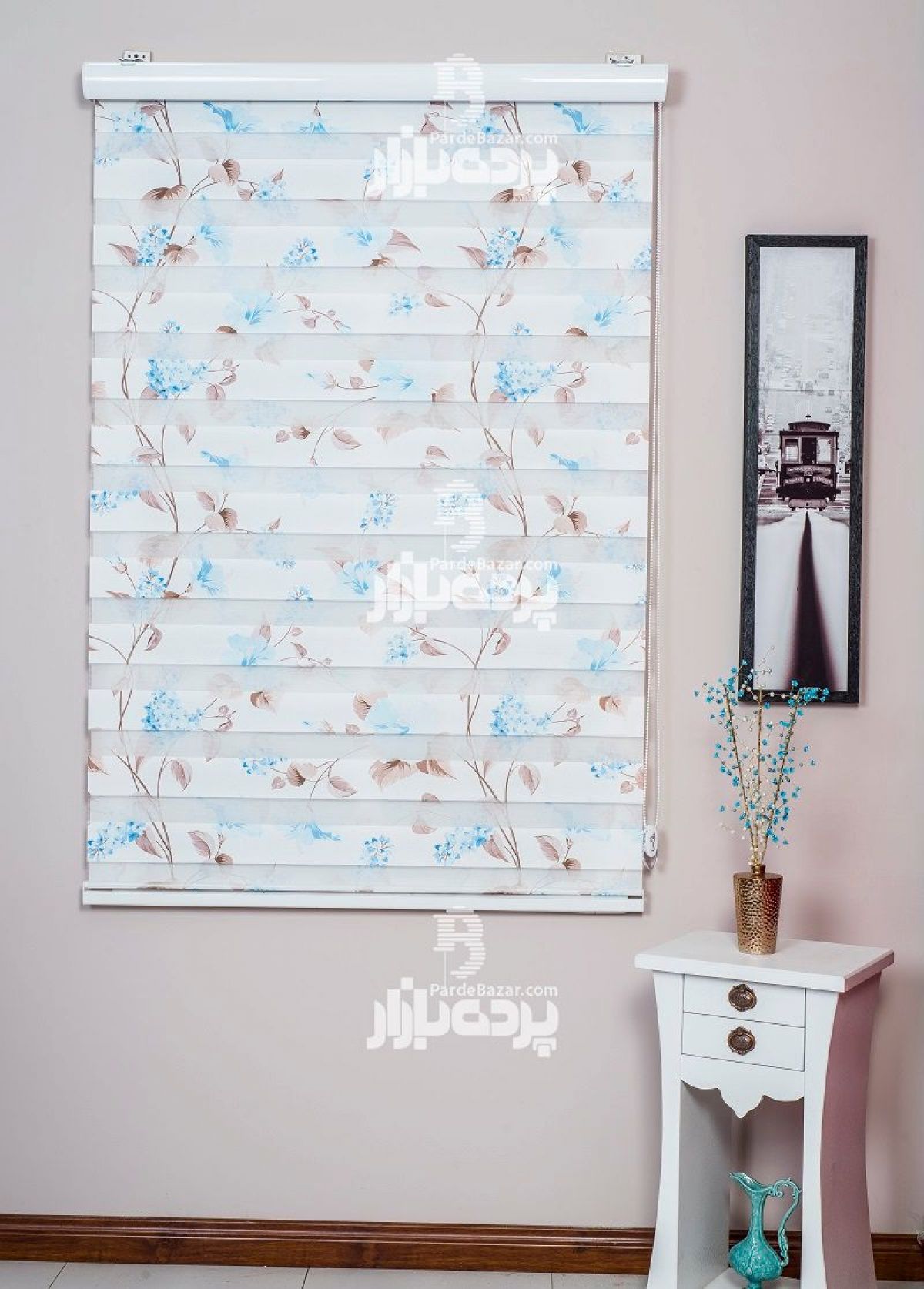 پرده زبرا تک سایز DZ1343 V-02