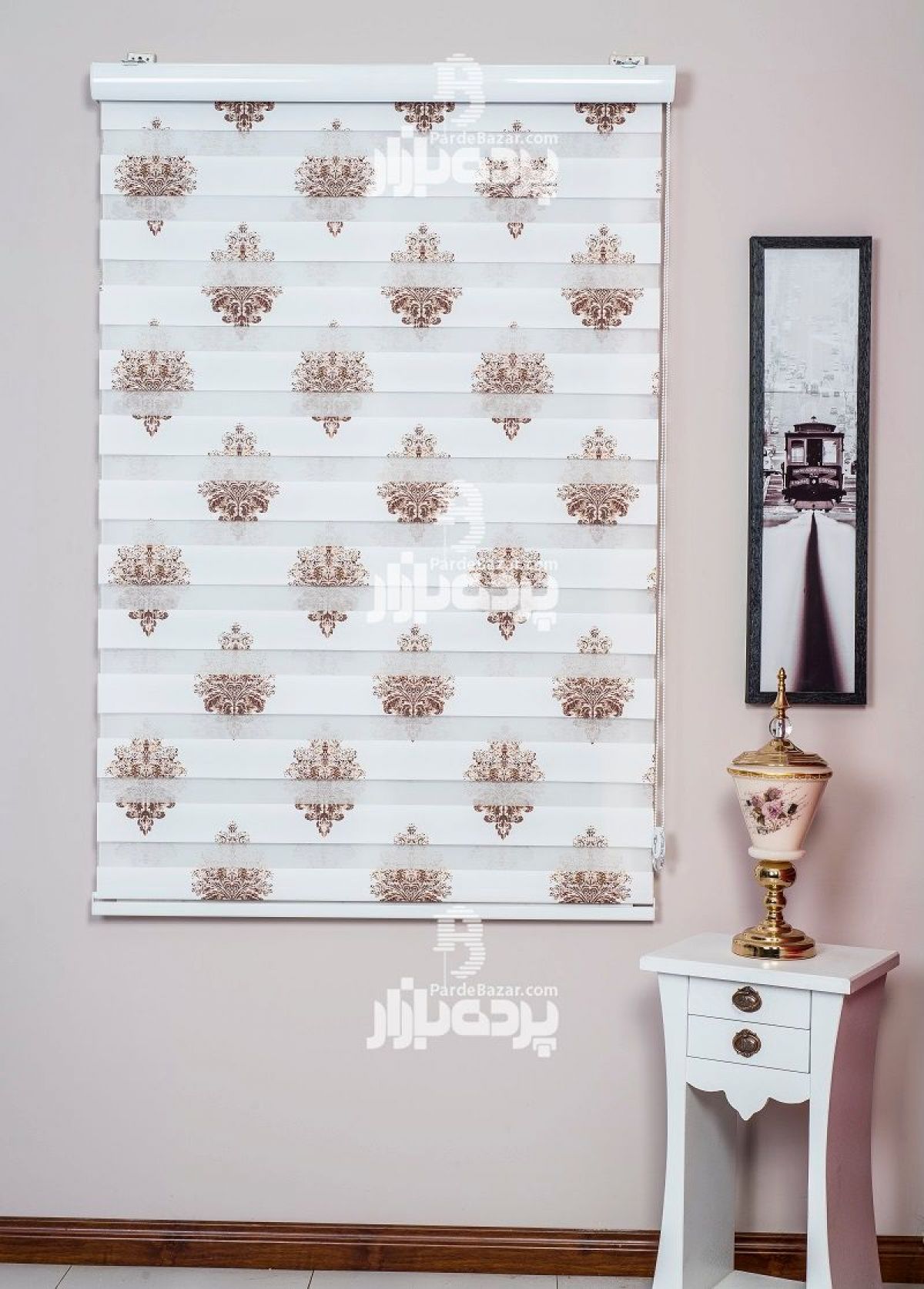 پرده زبرا تک سایز DZ1289 V-19