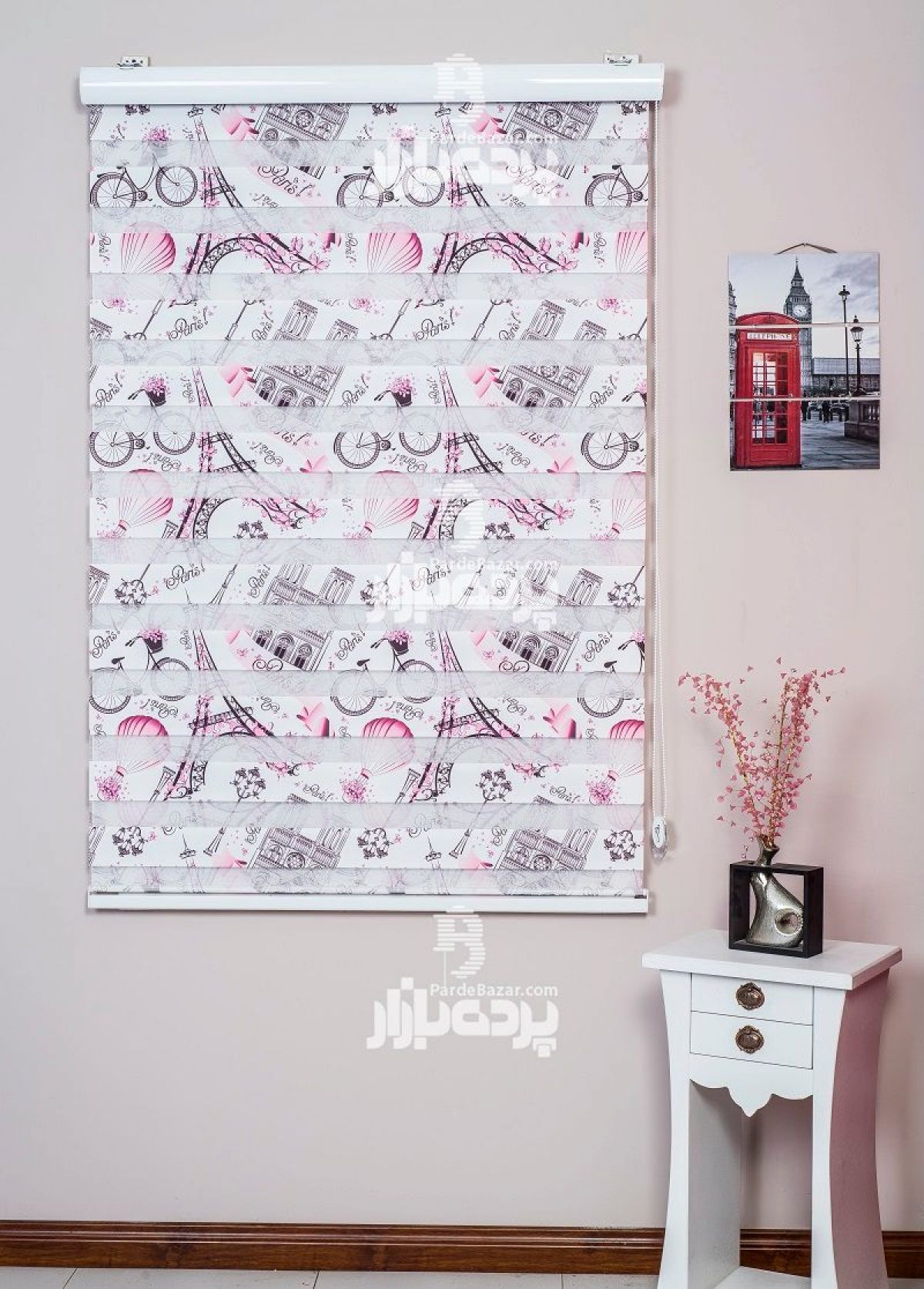 پرده زبرا تک سایز DZ1286 V-01