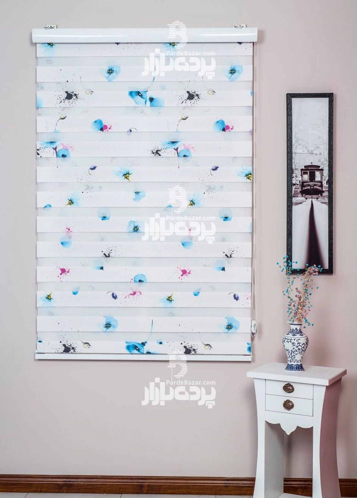 پرده زبرا تک سایز DZ1638 V-02