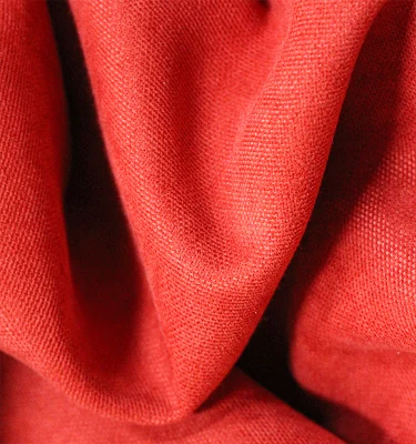پرده پانچی قرمز تهیه شده از کتان ایپک ترکیه