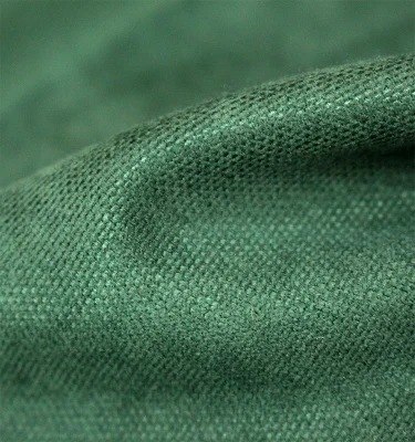 پارچه کتان سبز یشمی قابل شستشو در دمای ۳۰ درجه سانتی‌گراد